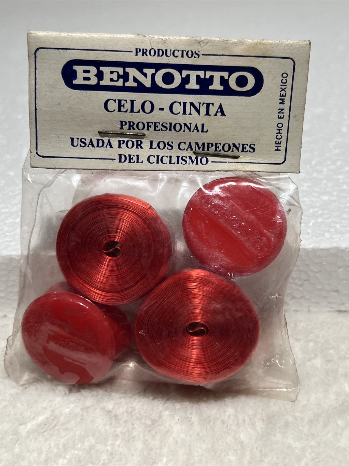 Benotto Red Smooth Road Handlebar Tape NEW/NOS Vintage-NIB