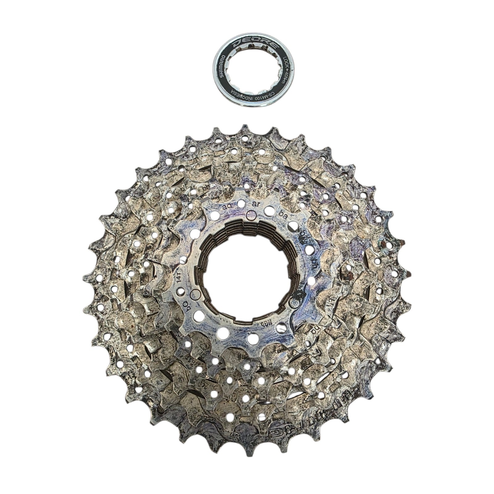Shimano Deore Cassette CS-4100 40N rn Metal Silver Tone Cycling Replacement