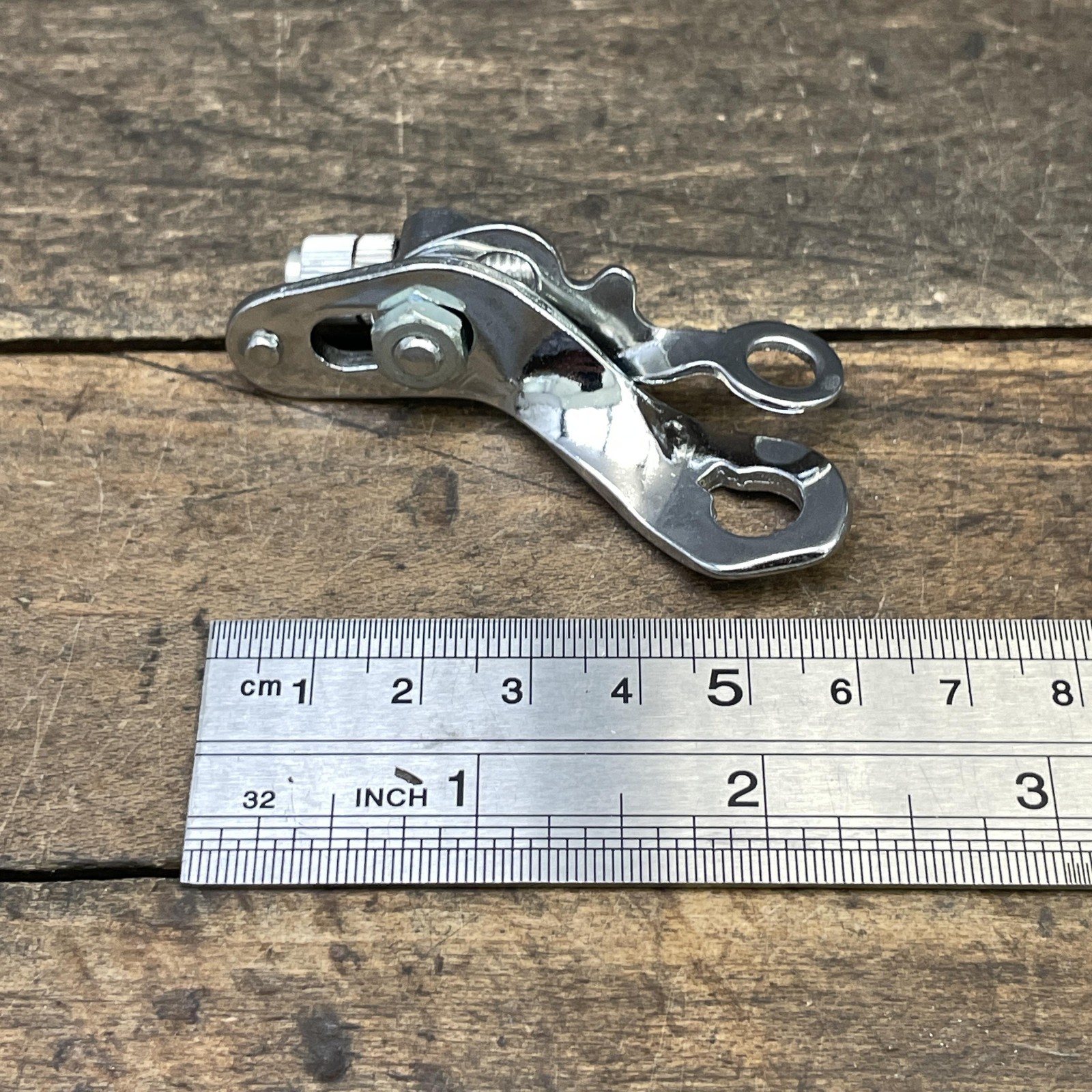 Vintage Dia-Compe Brake Cable Hanger Set NOS 1in Alloy Silver Front Rear