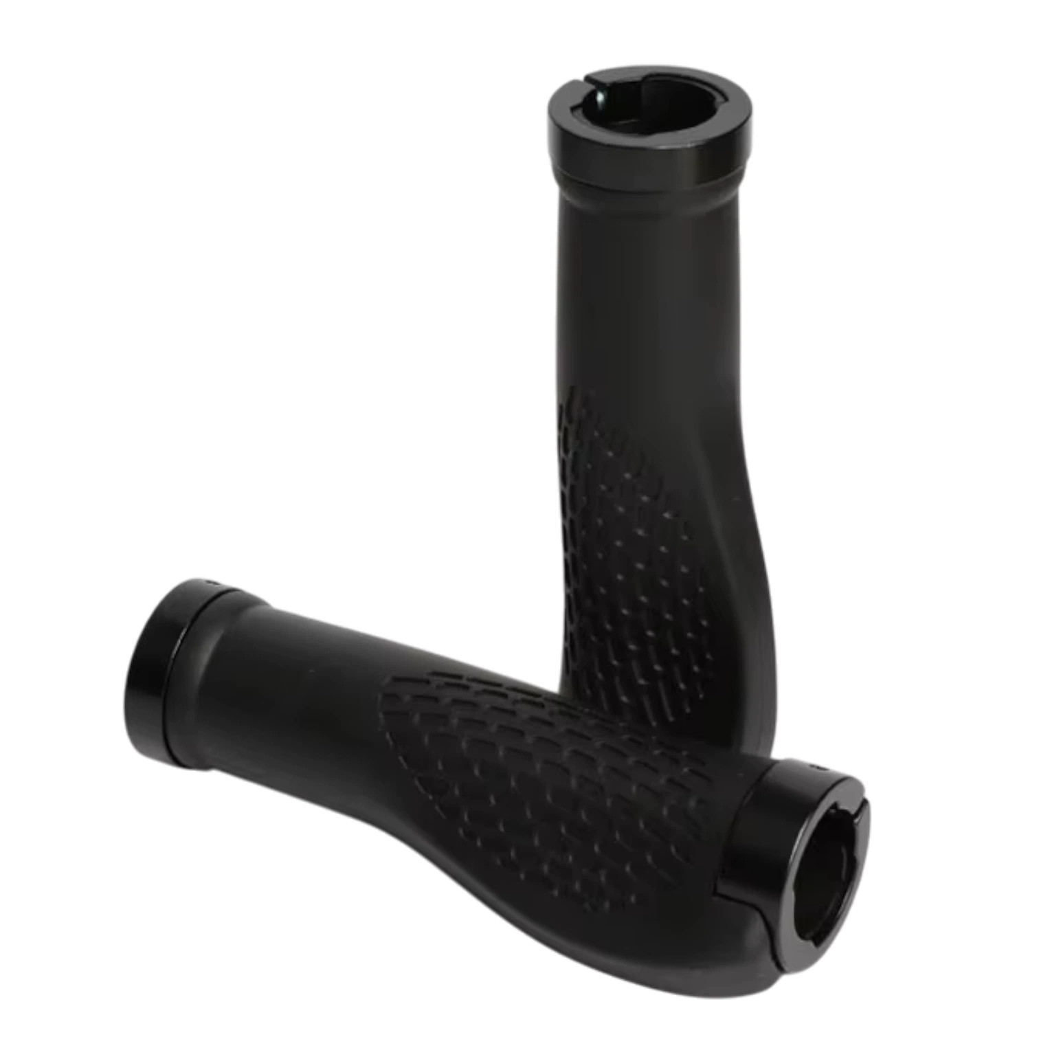 Handlebar Grips Ergonomic Rubber Grip Black for E-Bike City MTB