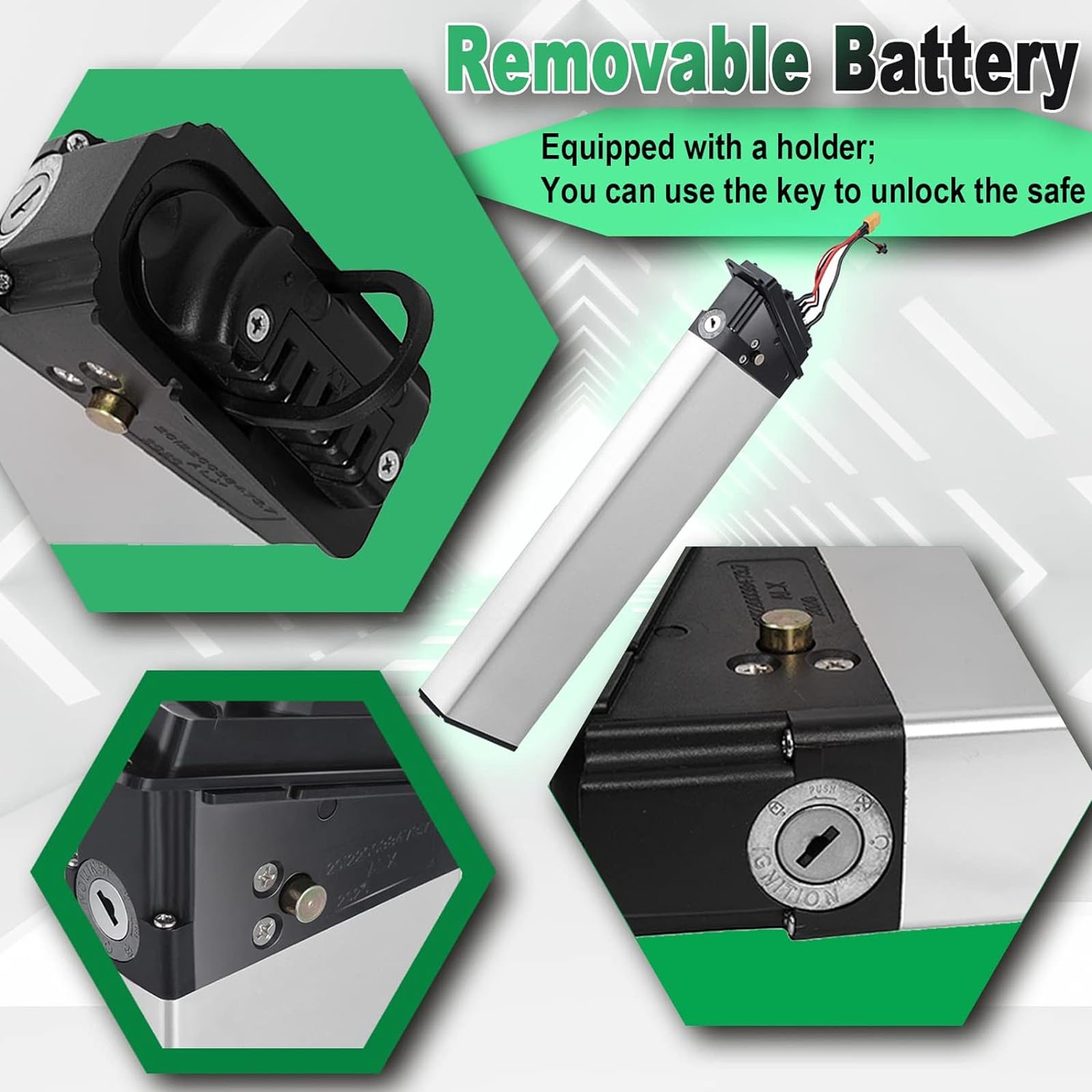 Electric Bike 48V 13Ah Lithium Battery For SAMEBIKE LO26 Plus Folding Bike