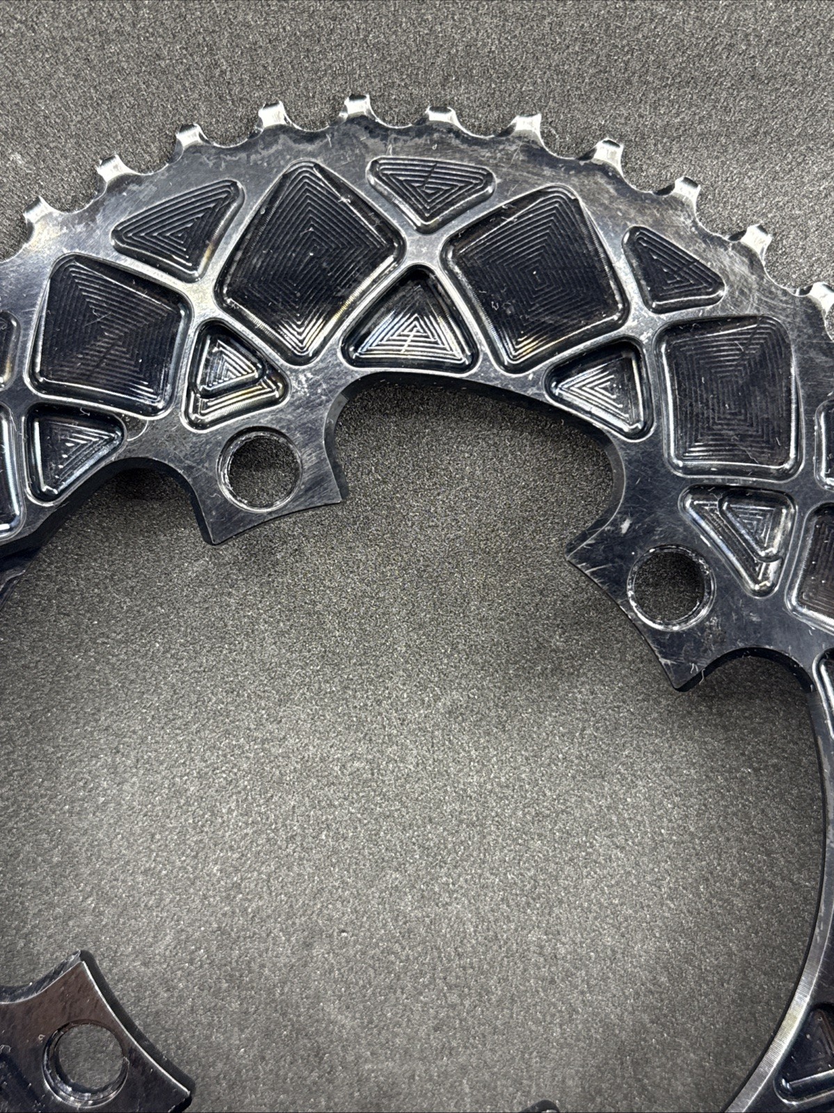 Absolute Black 50-Tooth Premium OVAL for DA9000 & Ultegra 6800 & 105 -5800