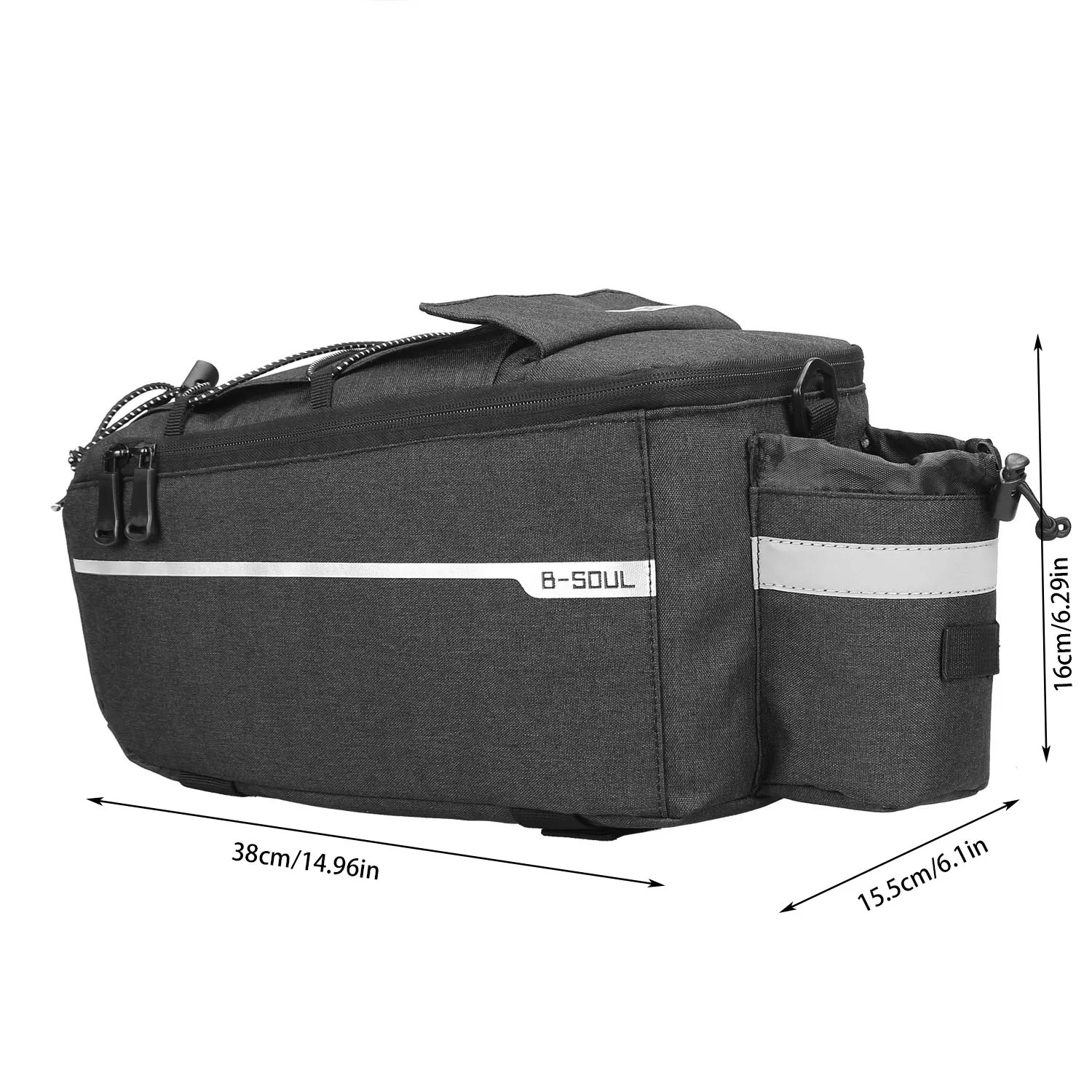 Electric Folding Rack Bag for Ground Bikes, Camel Bag Accessories, and Rear Seat