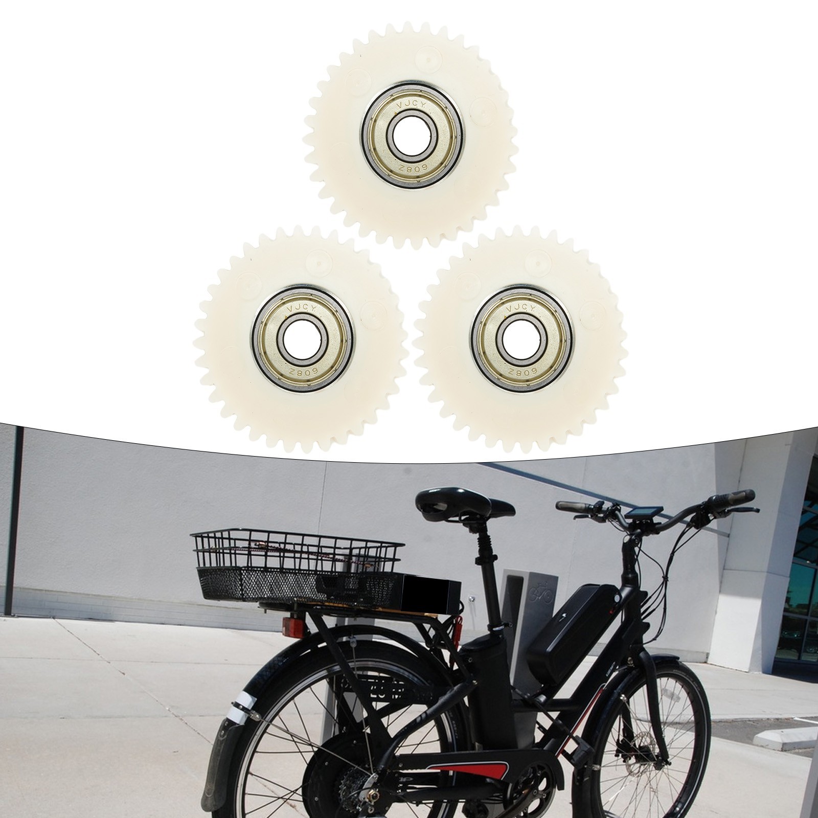 Hub Motor Gear 36T Gear Nylon Gear Nylon Material With Bearings 36T Gears