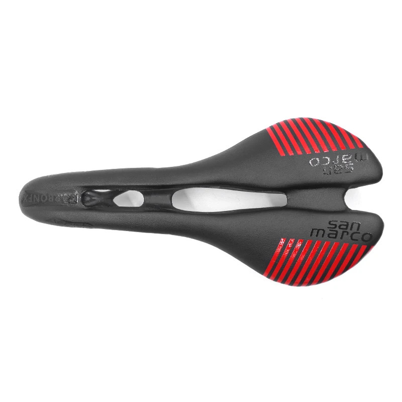 San Marco Aspide Carbon Road Bike Saddle 114g Hollow Comfort Seat Black White