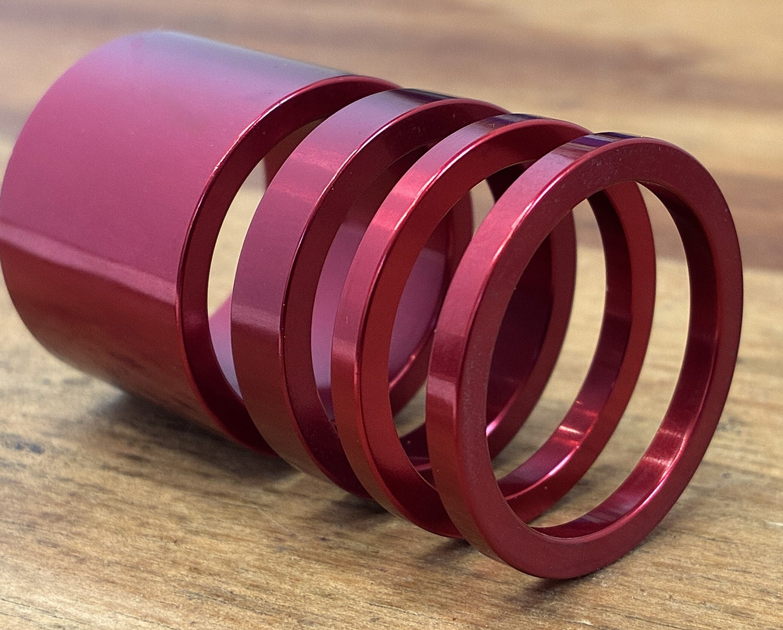 NOS Chris King 1″ Spacers – Multiple Colors @ 3 – 6 – 12 – 25mm Made in USA