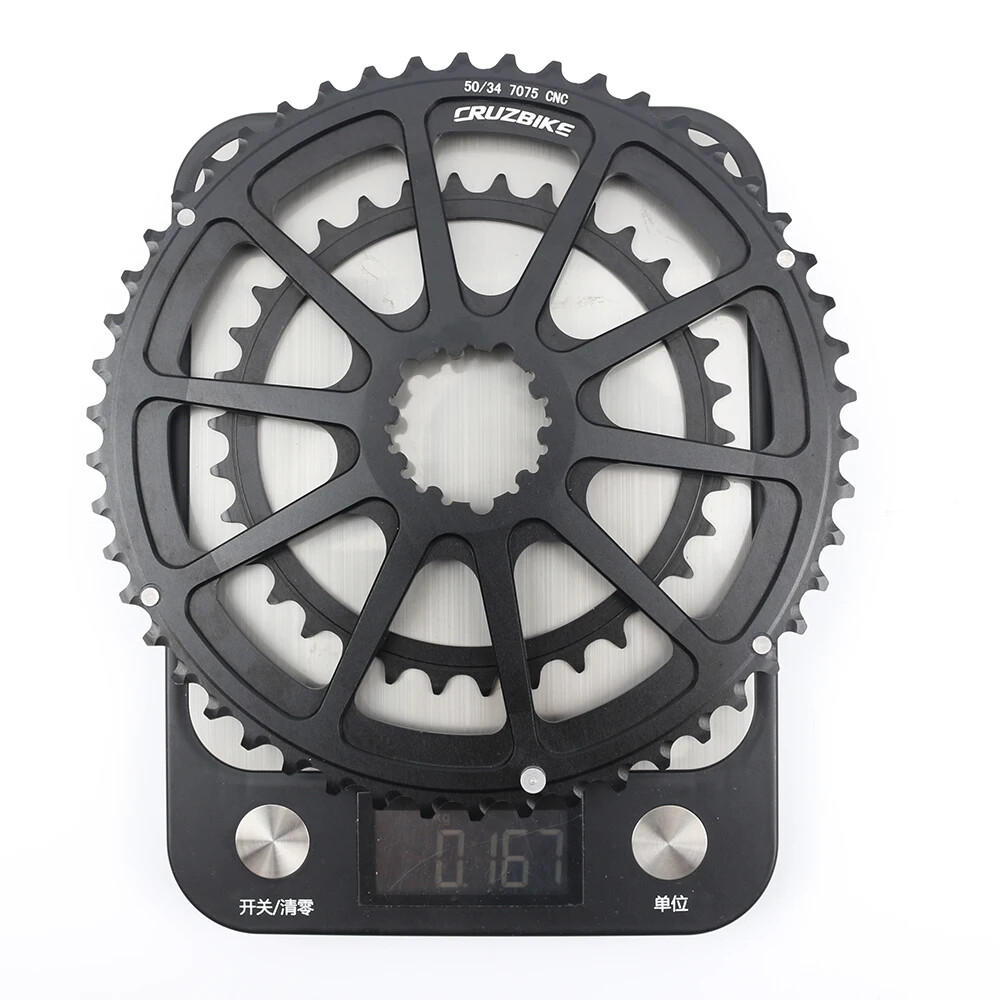 Road Bike Double Chainring 50-34T 52-36T 52-42T 53-39T 9/10/11/12 Speed Crankset