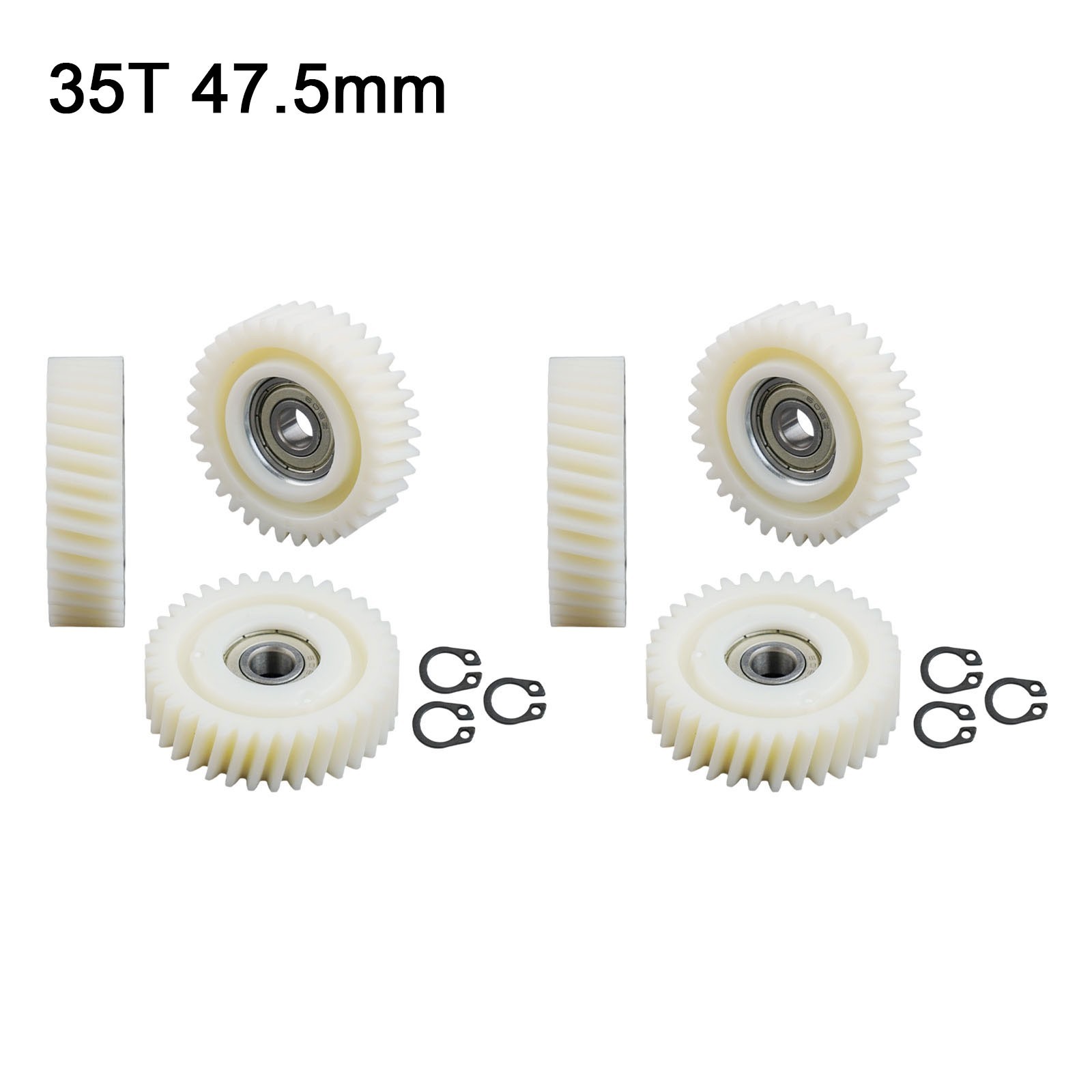 6PCS E-Bike 31T/35T/36T Nylon Gear Hub Motor Planetary Gear 608 Bearing
