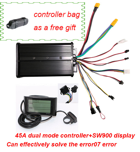 45A Sine Wave/ Square Wave Dual Mode E-bike controller+SW900/VM960/UKC1 display.