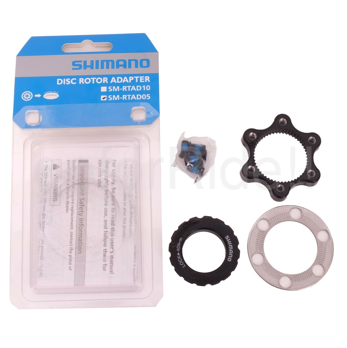 2 pair Shimano Center Lock Hub to 6 Bolt Disc Brake Rotor Adapter SM-RTAD05 NIB