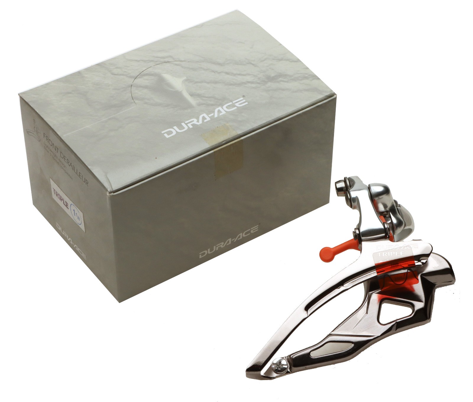 Shimano Dura-Ace FD-7703 Front Derailleur 3x9s Clamp On 28.6mm Silver NOS
