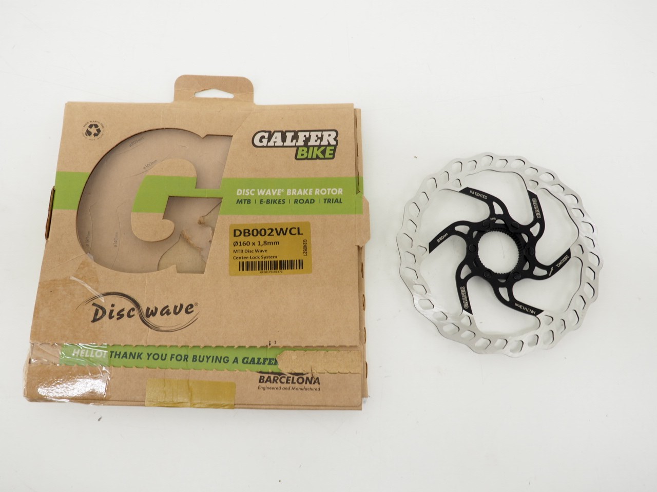 New! Galfer Disc Wave Brake Rotor 160mm Center Lock MTB Road Trial E-Bike Steel