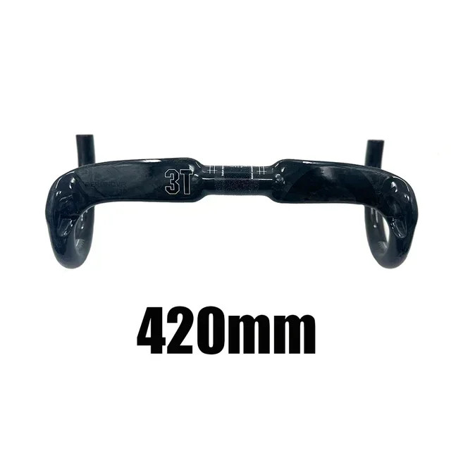 Full Carbon Fiber Road Bike Handlebar Matt/Gloss Black 31.8*380/400/420/440mm