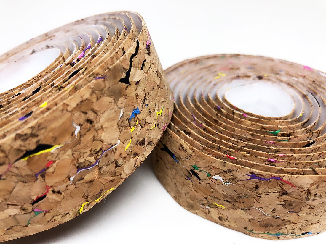 Natural Cork With Colors Road Touring Bicycle Bike BTP Handlebar Tape