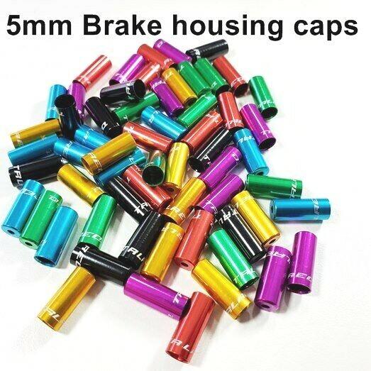 Brake Cable Housing End Cap Ferrules 5mm – Bag of 10 – 6 Colors