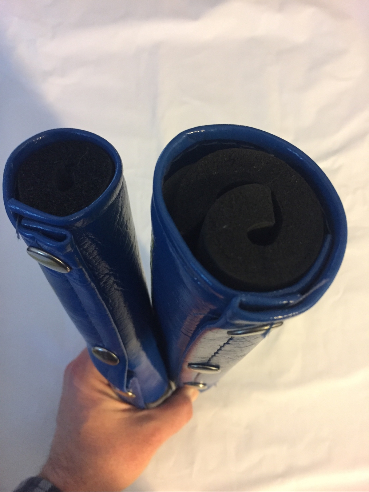 NOS Schuck’s SX175 Bmx Pad Set Blue / Yellow Original