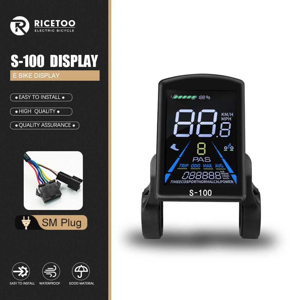 E-bike 3 Mode Controller Sine Wave Controlle 17A 26A 30A 40A with LCD Display