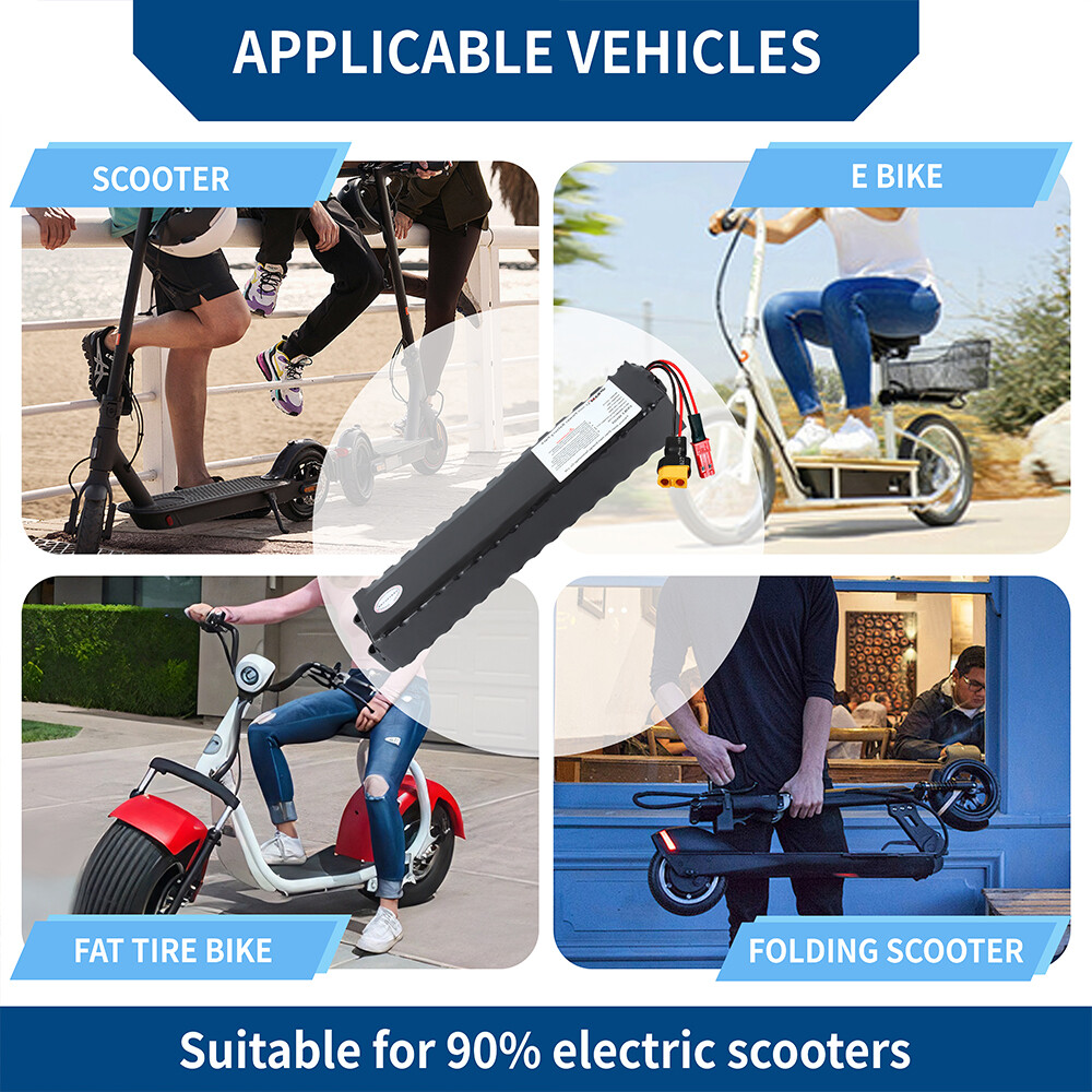 Electric Scooter 36V 7.8Ah Li-ion Battery E Scooter 280.8Wh Motor Max Power 250W