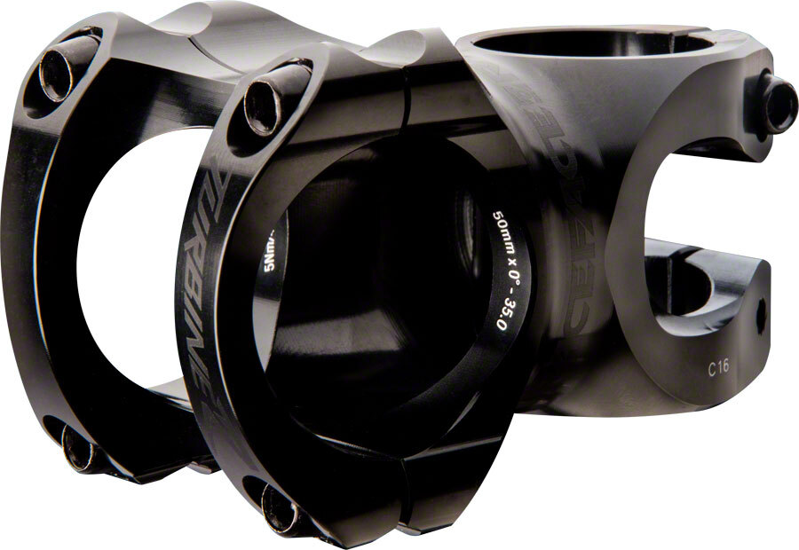 RaceFace Turbine R 35 Stem – 40mm, 35 mm Clamp, +/-0, 1 1/8″, Black