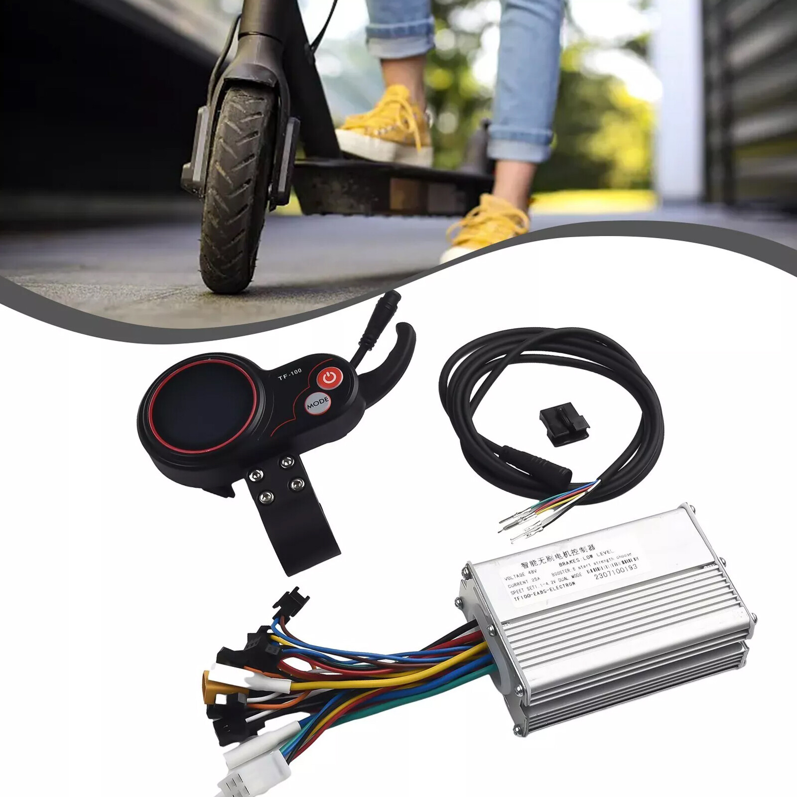 48V 25A Brushless Motor Controller Scooter Motor Controller For M4-Scooter