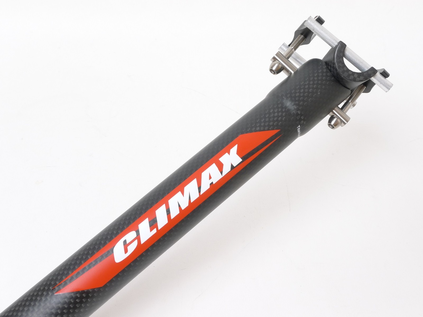 140g,31.6x350mm Climax SP02C 3K MATT carbon Seatpost Ti bolt Road MTB bike Black