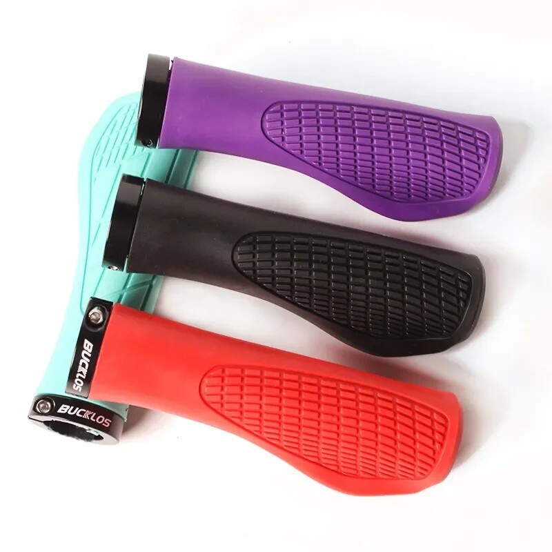 BUCKLOS Handlebar Grips Shock Absorption Ergonomic Lock-on Rubber Grip Anti-Slip