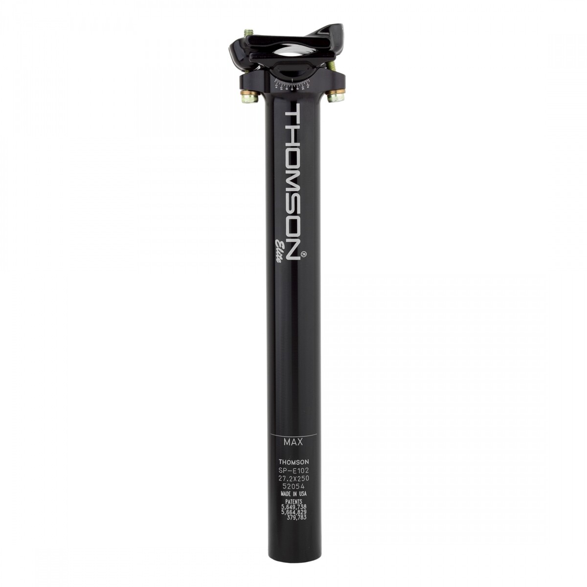Thomson Elite Straight Seatpost 27.2mm x 250mm Black 0-Offset