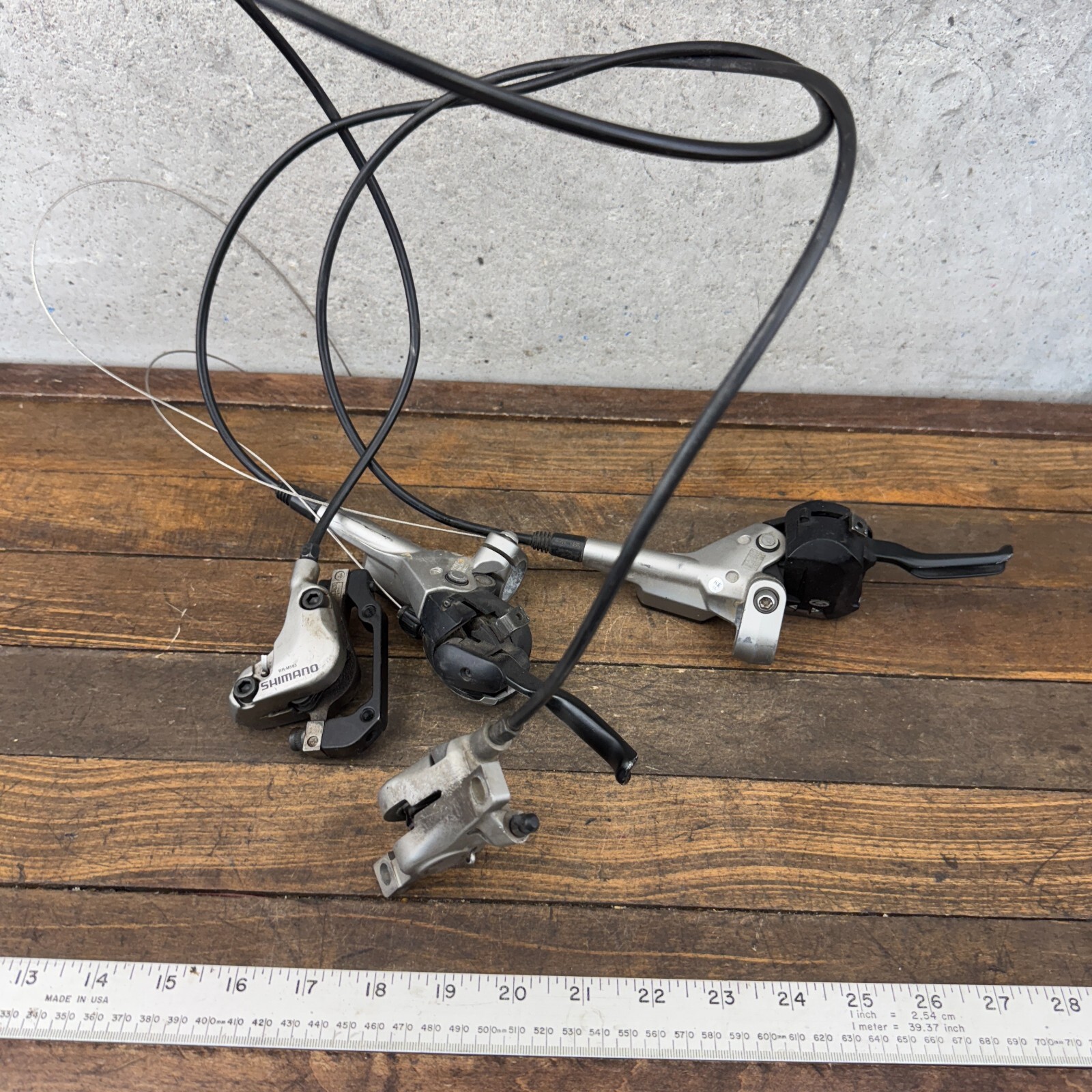 Vintage Shimano Deore LX ST-M585 9s Shifter BR-M585 Hydraulic Disc Brake Set 9