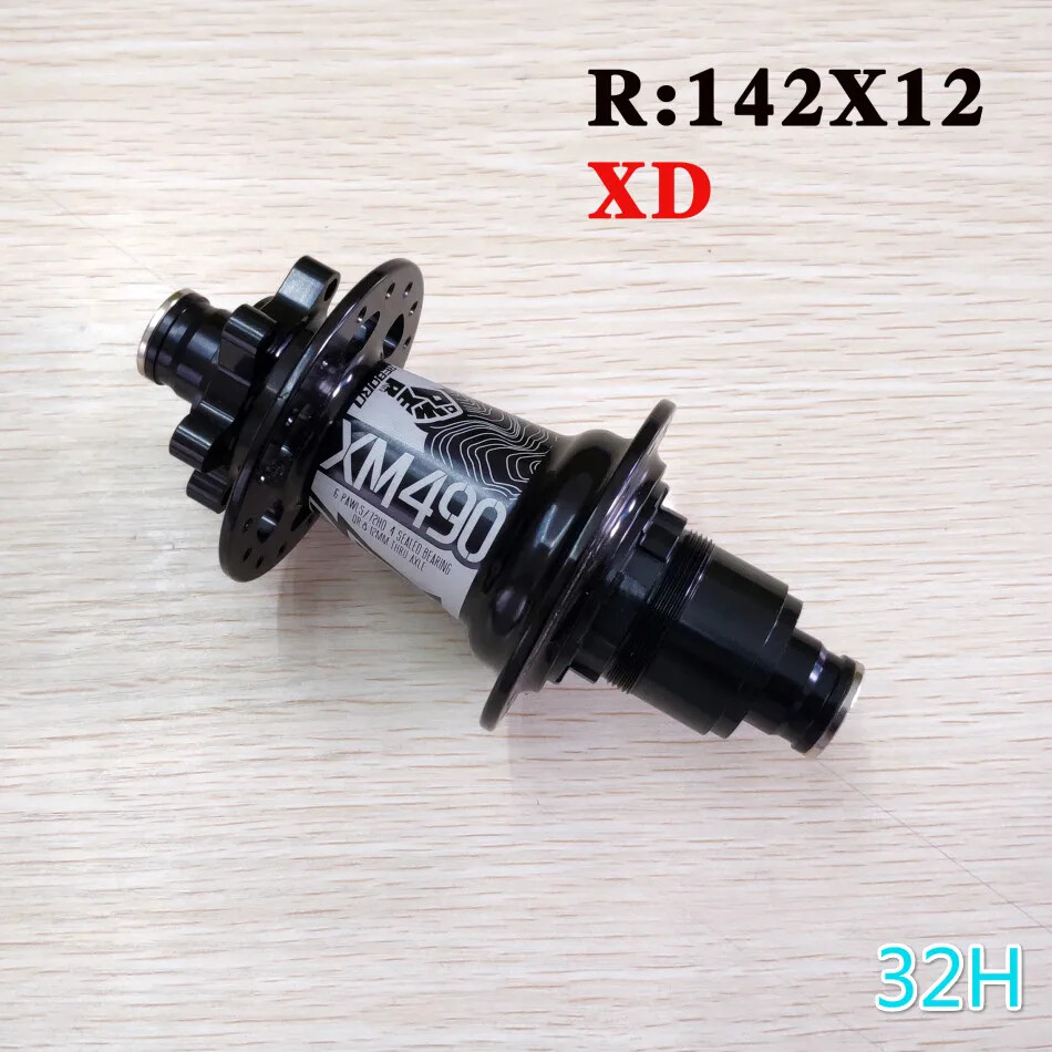 MTB Hubs 4 Bearing 6 Claws Mountain Bike Hub Front Rear QR or Thru 32 Holes