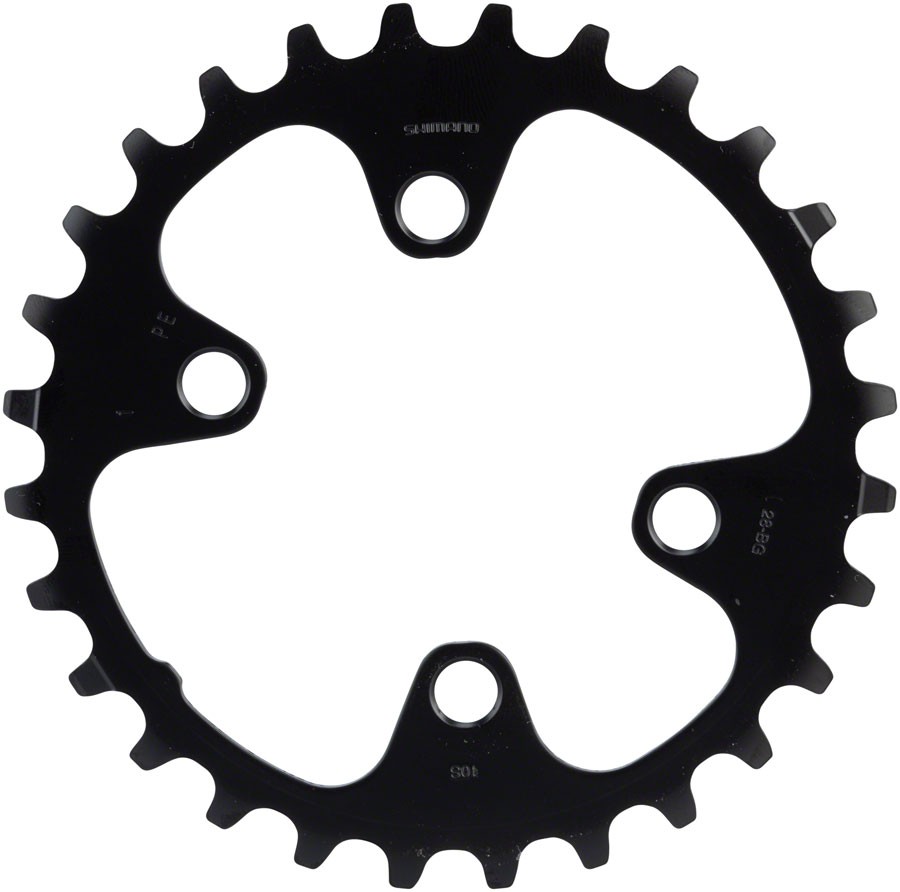 Shimano Deore FC-M6000 Chainring – 26t, 10-Speed, 64mm Asymmetric BCD, for 36-26