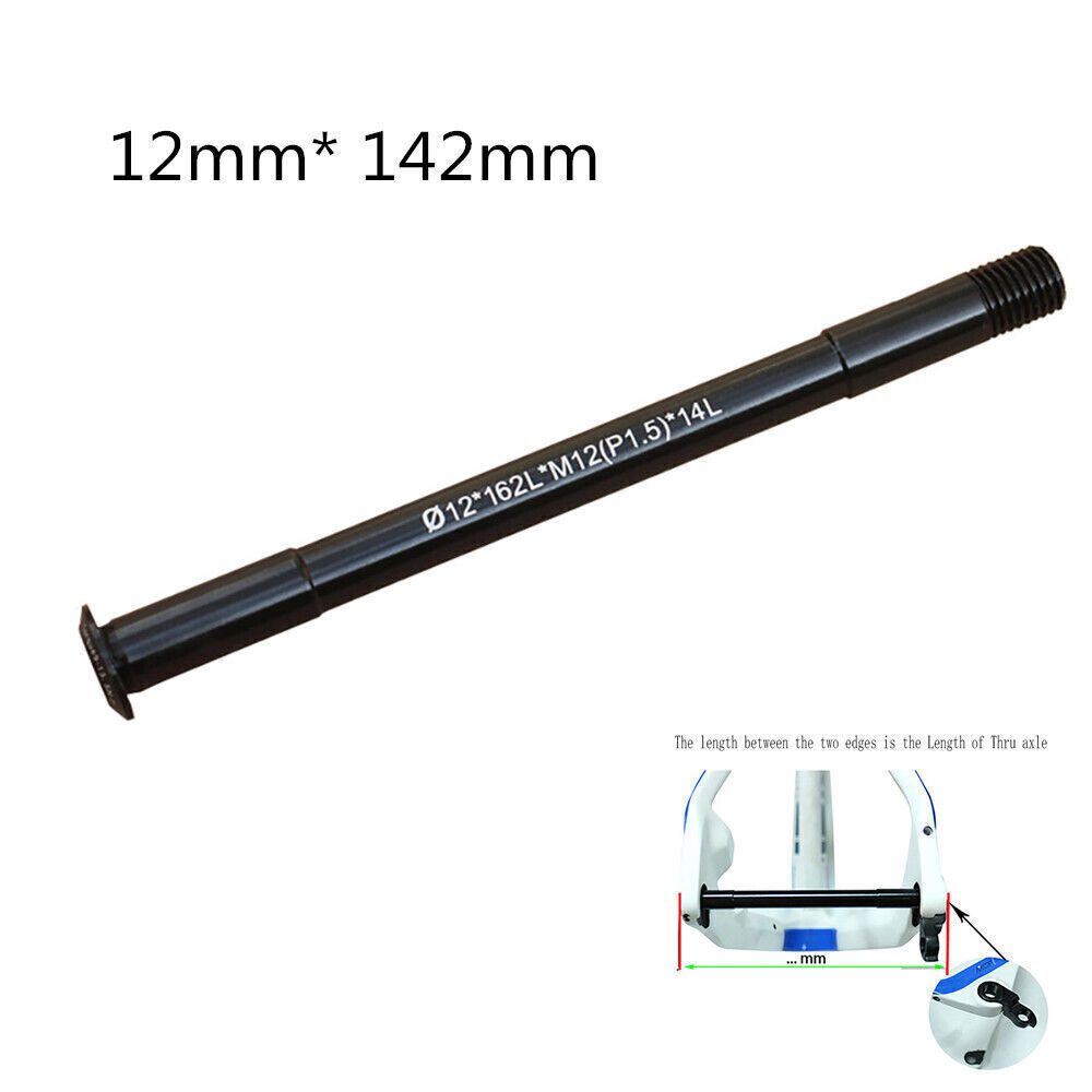 1.5mm Thread Pitch Rear Thru Axle 142*12mm-162mm M12 For Mountain Bike Road Bike