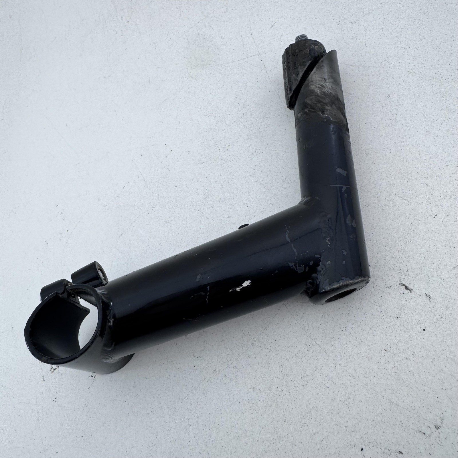 Vintage Black Quill Bike Handlebar Stem 25.4mm Clamp Adjustable 1989 89 A60