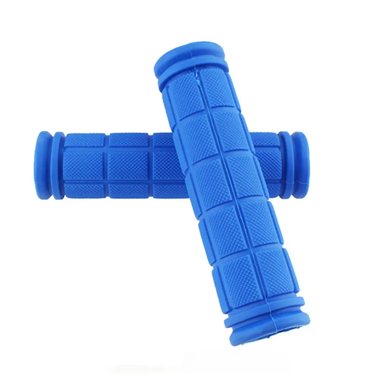 1Pair Bicycle Handlebar Grips Anti-skid Bike Handle Bar Grips Rubber Covers Fix