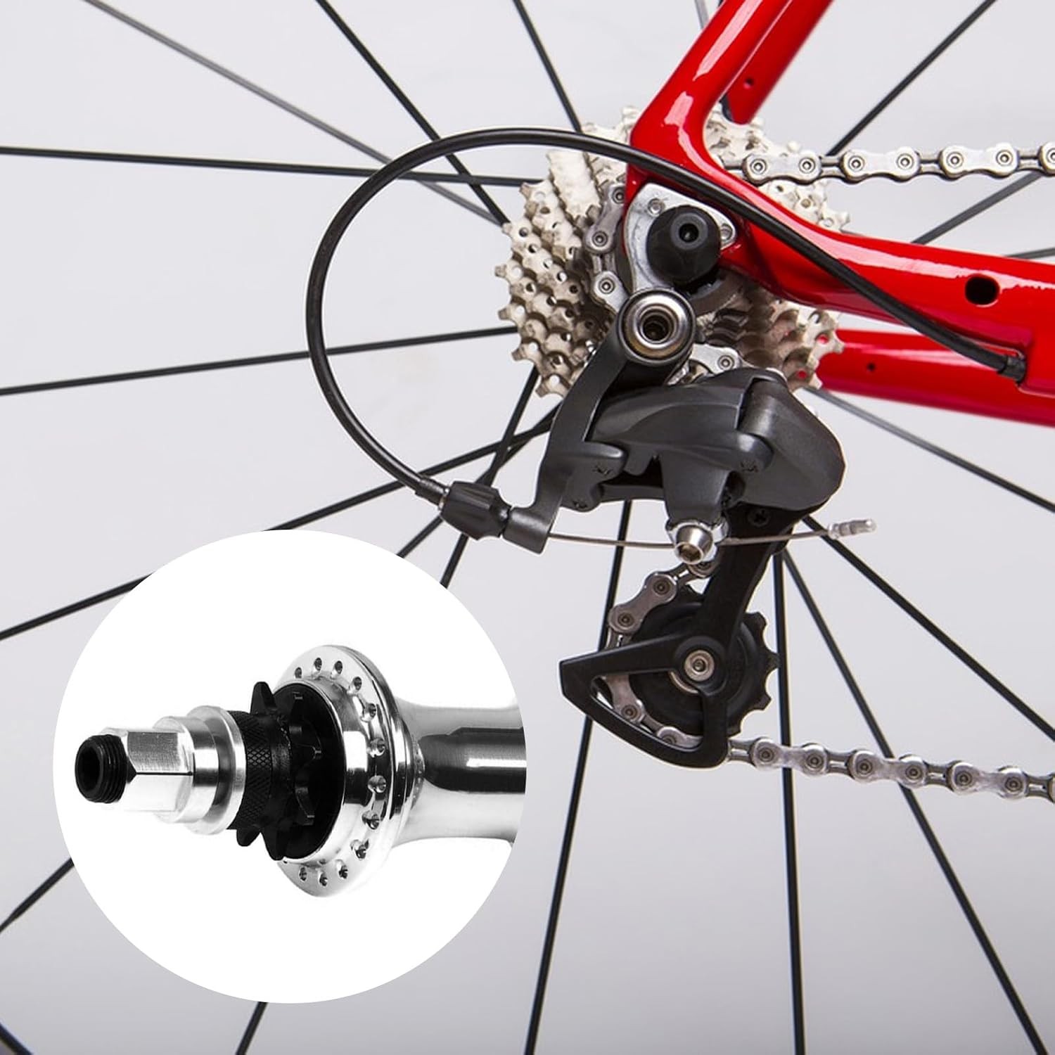 Aluminum Alloy Bike Cassette Spacer Set for 7-11 Speed Bottom Brackets