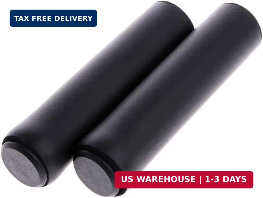 A Pair Black Bike Handlebar Grips Cover,Non-Slip Soft Foam Silicone Sponge Handl