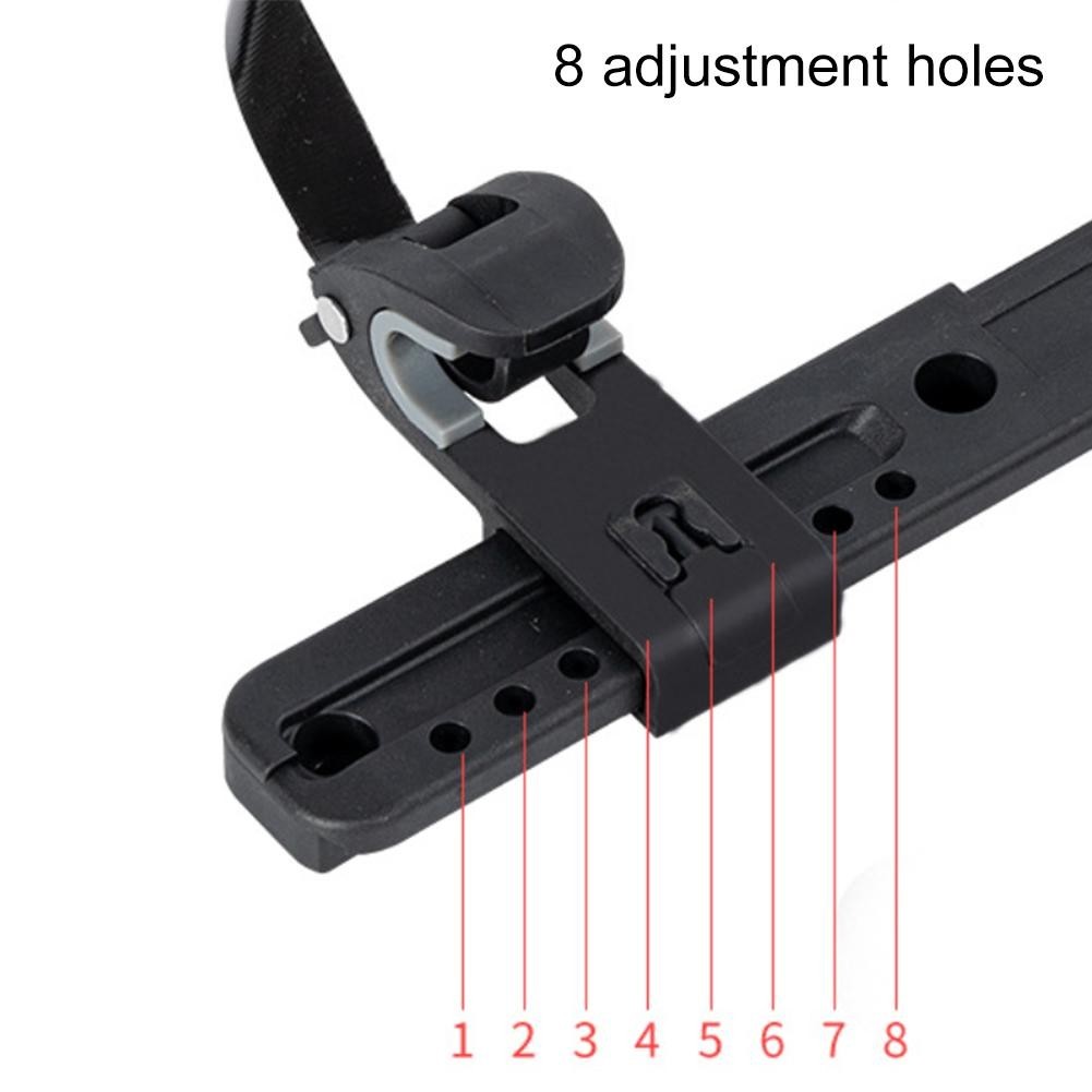 Adjustable Bike Pannier Hook Buckle Hardware Kit for Side Bag Installation