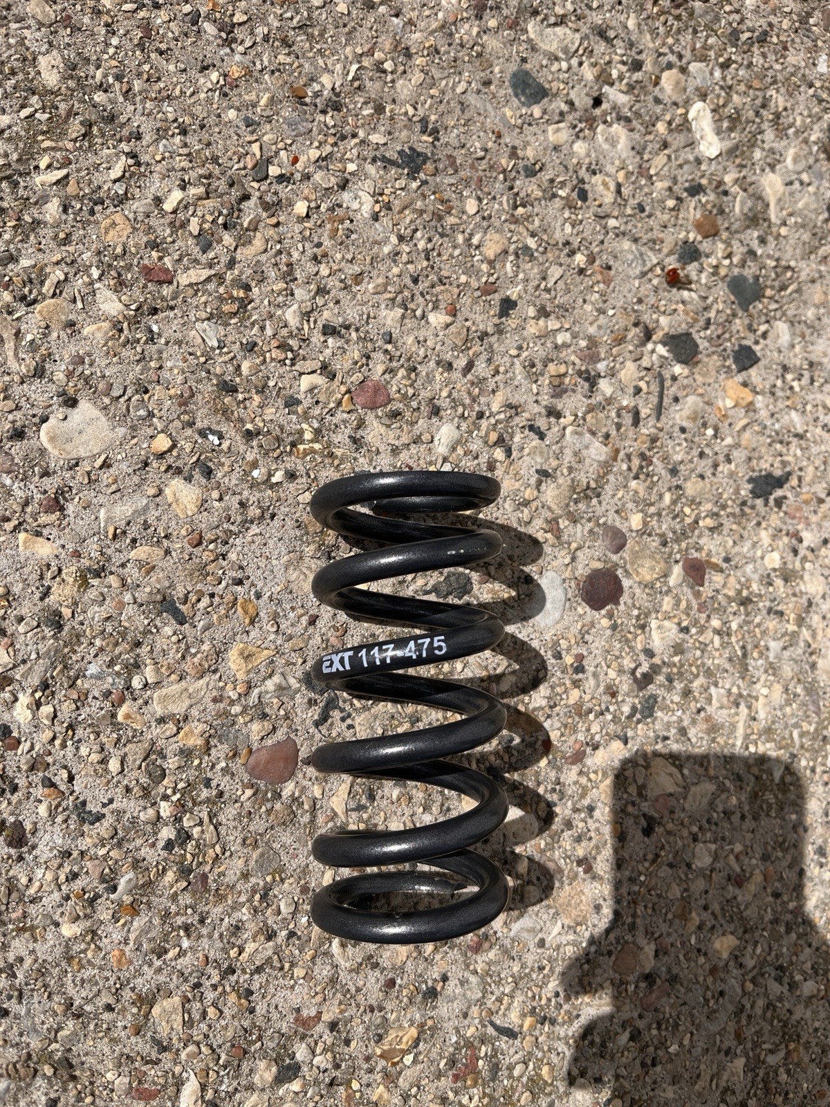 EXT super Light Steel Spring 475lb 117mm Length For 55mm Stroke Coil Spring