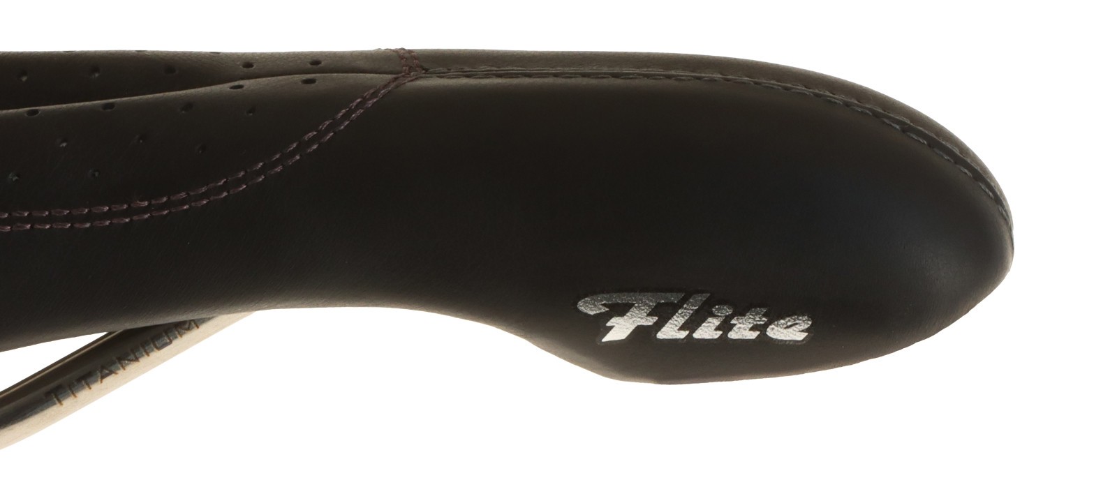 Selle Italia Flite Saddle Gel Flow Titanium Rails 2005 Black Leather NIB NOS NEW