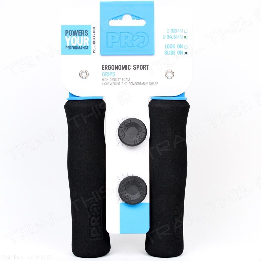 Shimano PRO Ergo Sport Foam Bicycle Grips Black 34.5mm / 133mm for MTB Hybrid