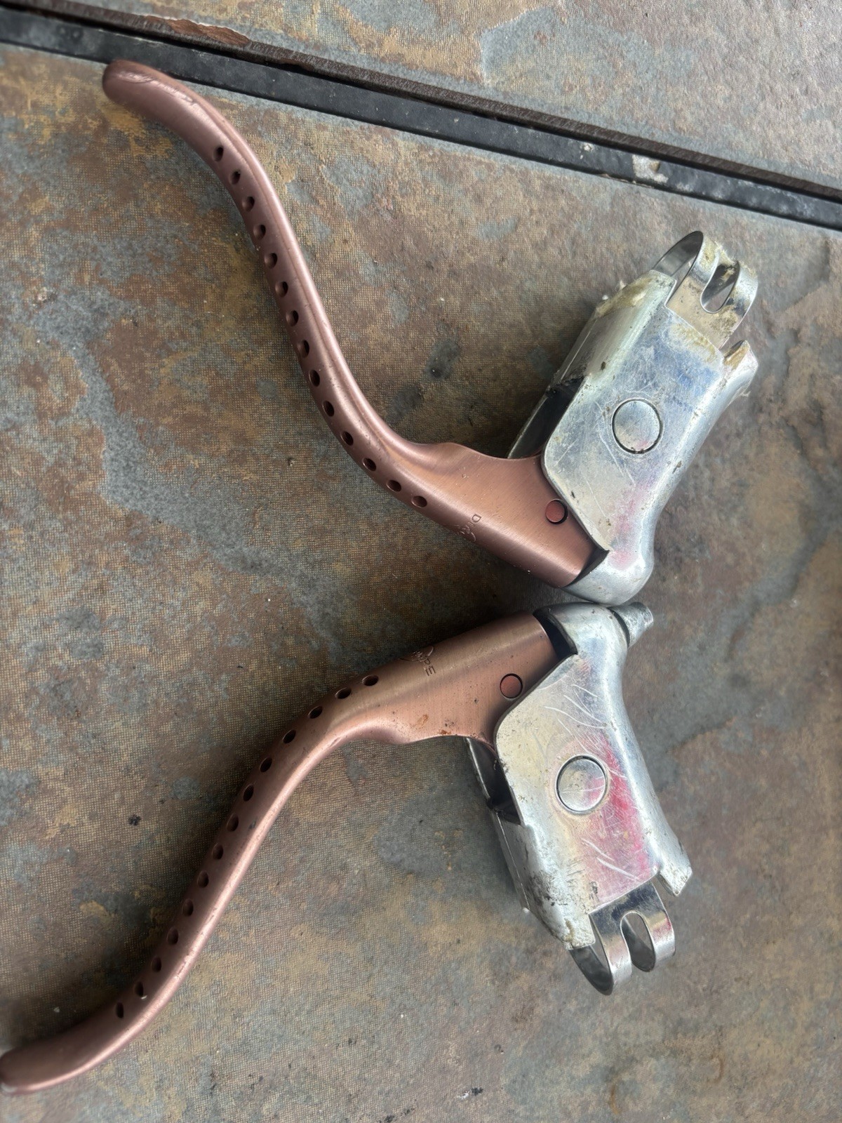Vintage DIA-COMPE Drilled (Non-Aero) Road Brake Levers