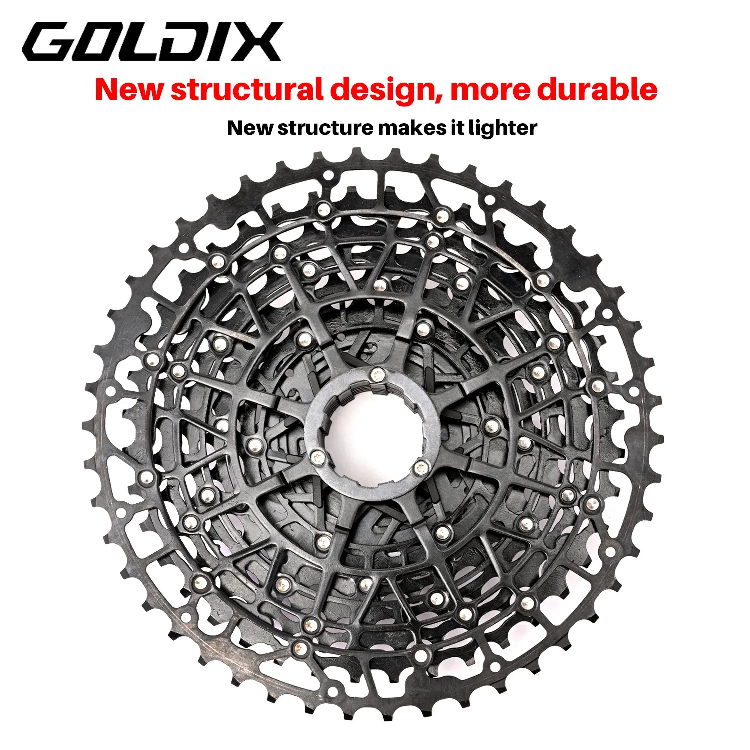 GOLDIX Ultralight Bike Cassette Freewheel 9/10/11/12/13 Speed for Shimano HG