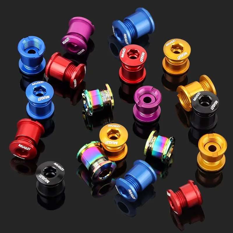 4/5pcs Bike Chainring Bolts MTB Road Crank Screws 6.5mm 8.5mm Set