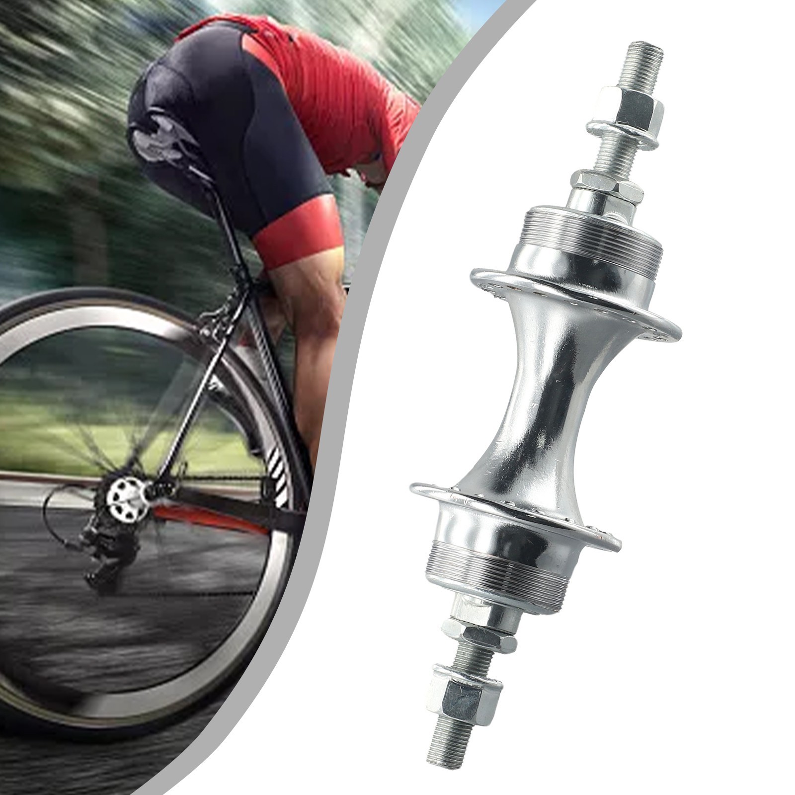 Brand New 1pc 36 Hole Bike Hub Bicycle Kits Iron Steel Rear 130MM Rear Drum 340g