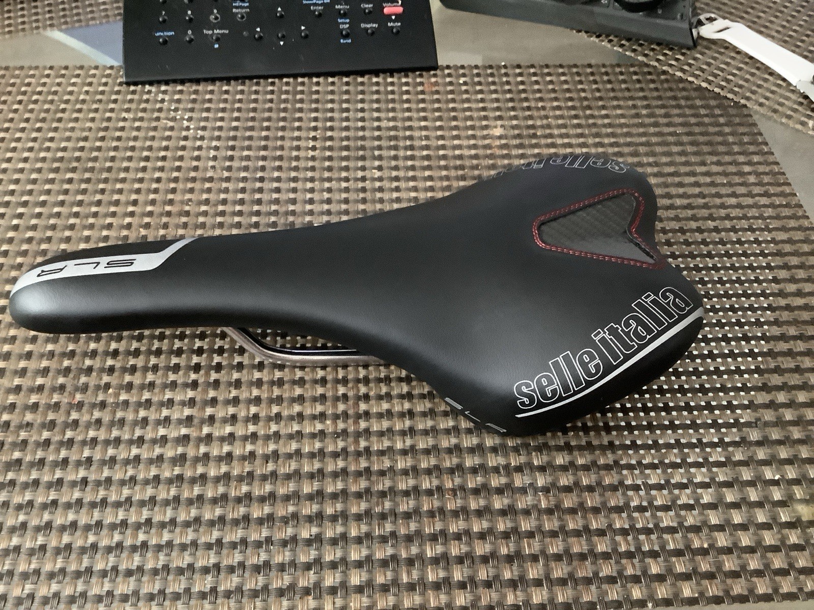 Selle Italia SLR Ti316 Rail Black Red Silver Saddle 275mm x 135mm MSRP $175!