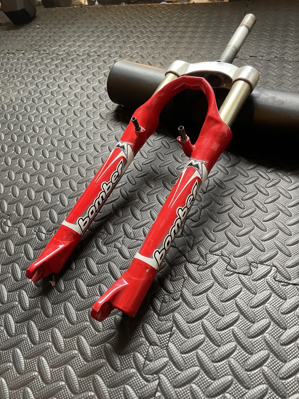 Vintage Marzocchi MXC Coil 80mm Suspension Fork — Rare 1-inch (25.4 Mm) Steerer