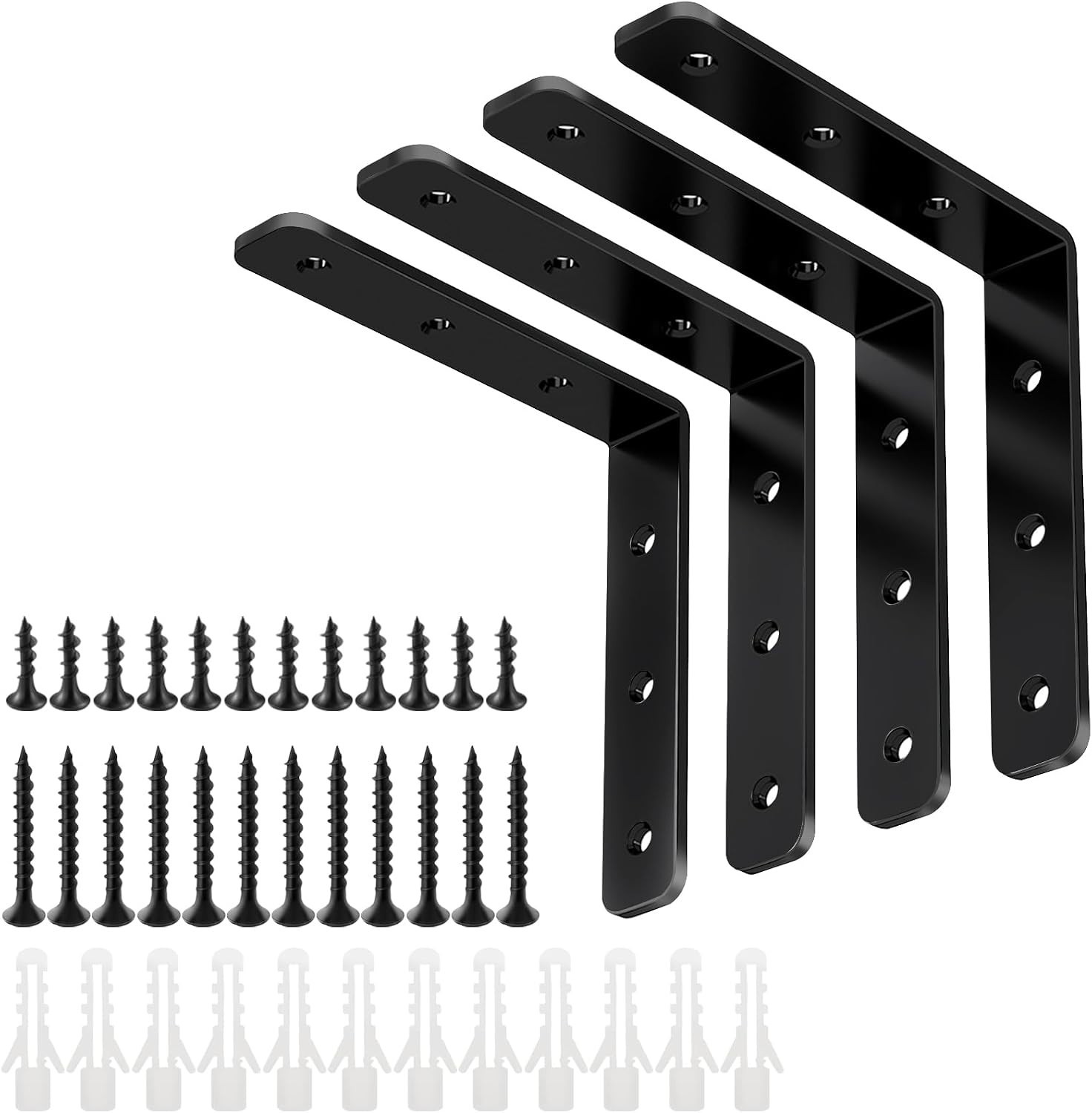 Reliable Heavy Duty L Brackets – 4×4 Inch, 90° Angle, Rustproof Stainless Steel