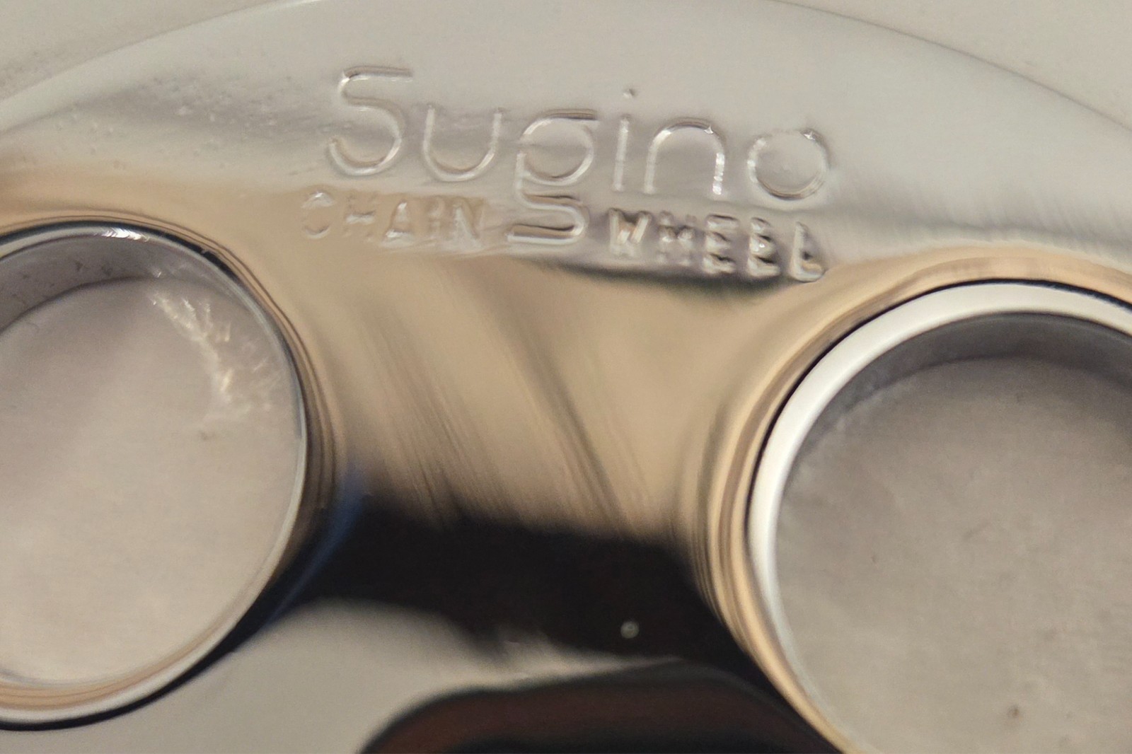 Sugino Power Disc w/Tuf Neck 44t Chainring Chrome Old School 80’s BMX