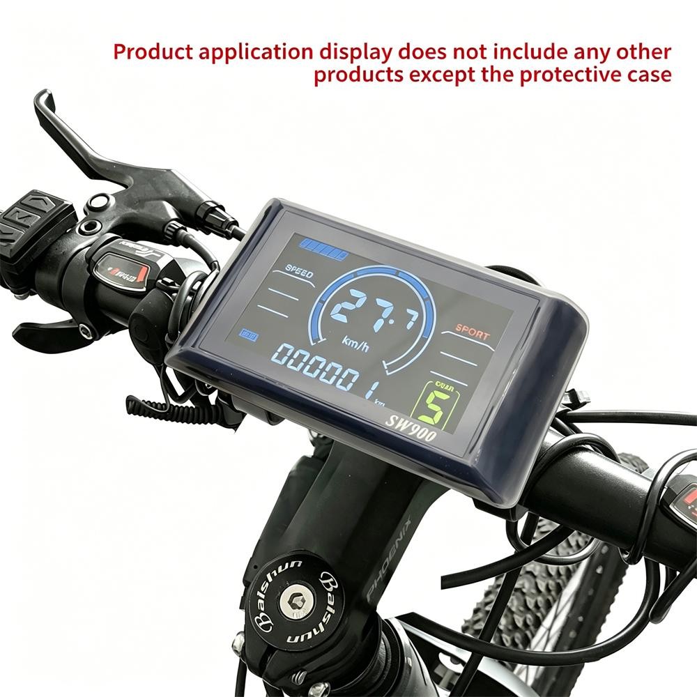 Silicone Clear Protective Cover for E-Bike SW900 LCD Display Waterproof Cover