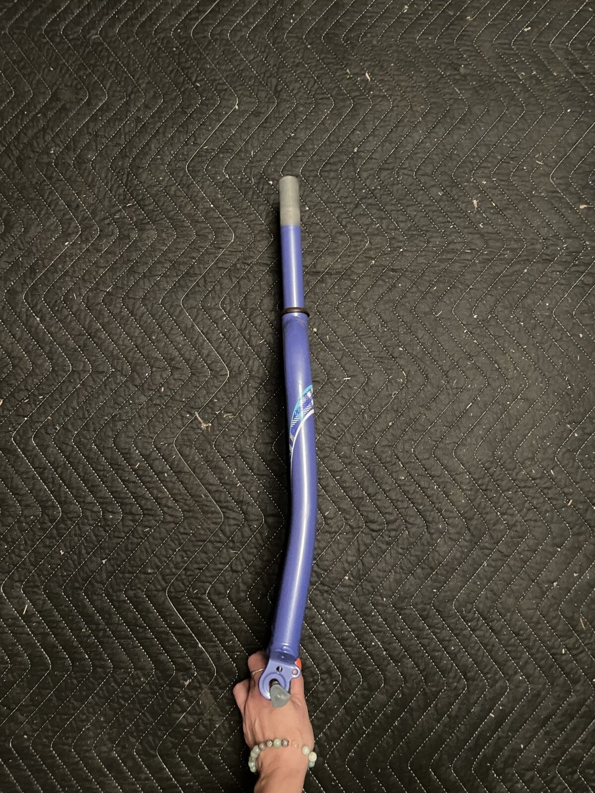 1” x 6 3/4” Threadless 26” Bicycle Fork (Periwinkle & Plaid)