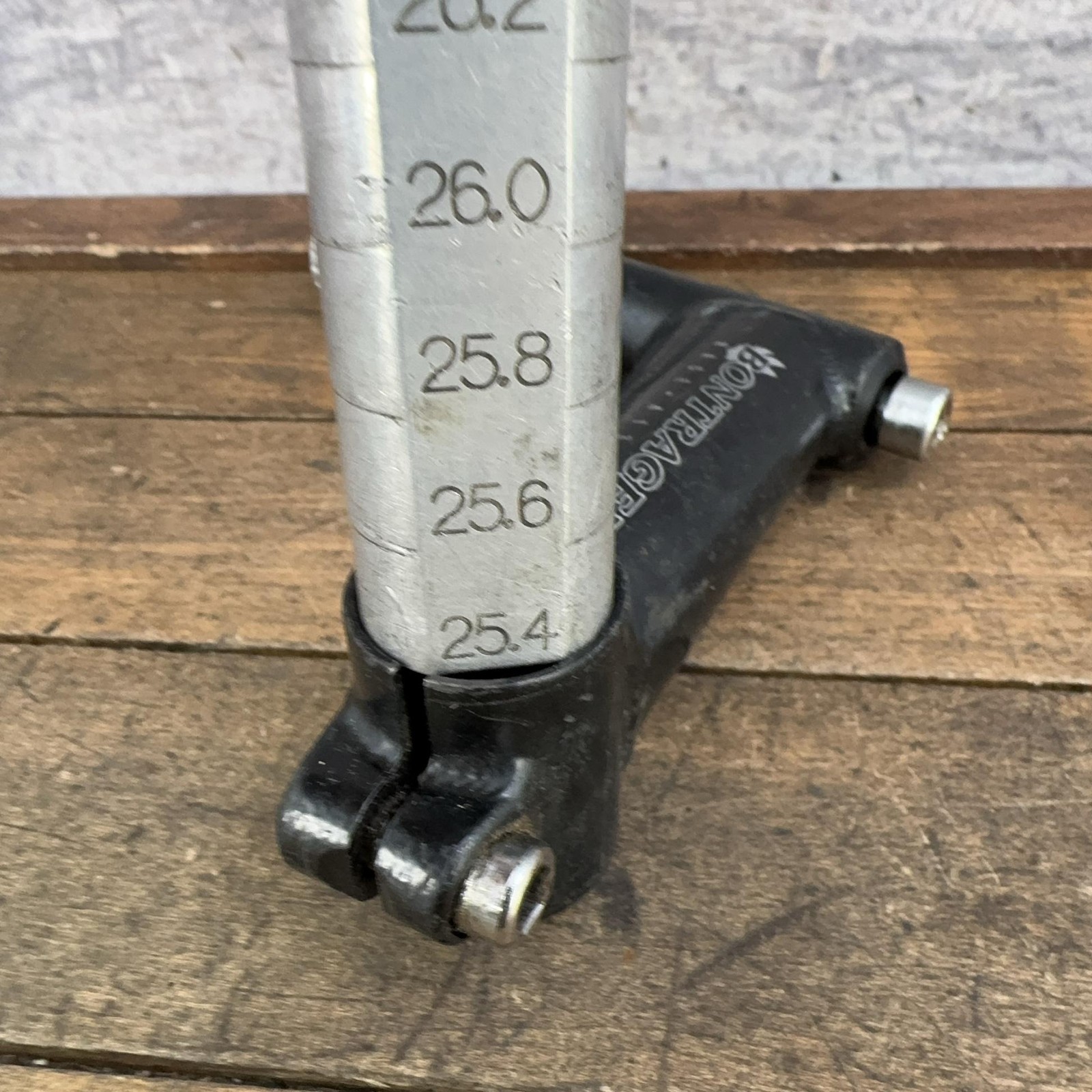 Vintage Bontrager Race 4130 Quill Stem 95mm 25.4 Clamp 1″ 22.2 Black Steel MTB
